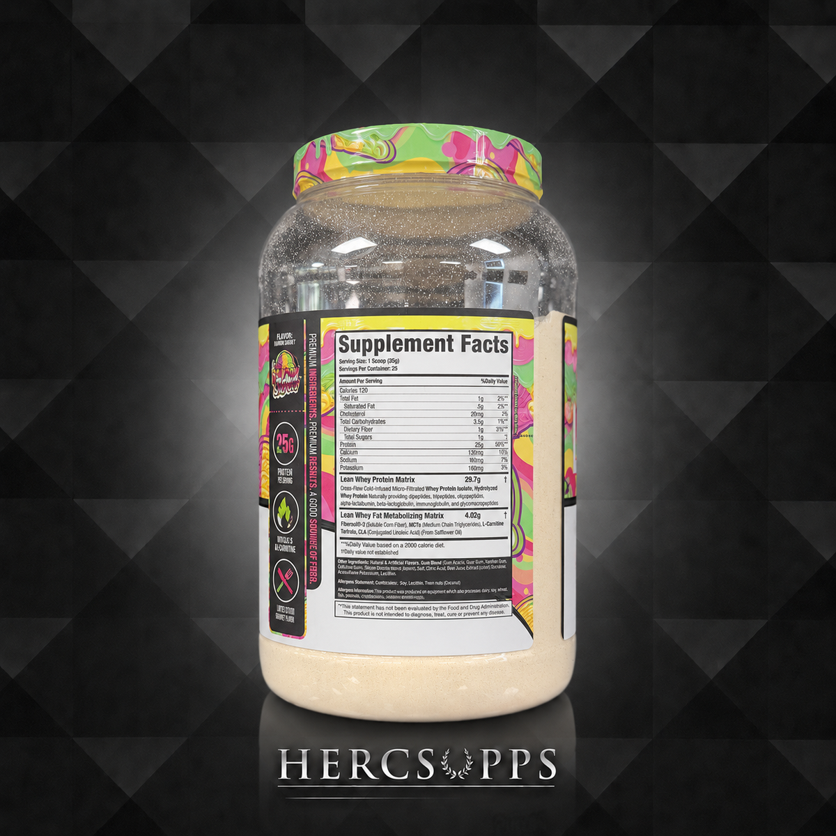 Musclesport- Lean Whey- Rainbow Sherbet
