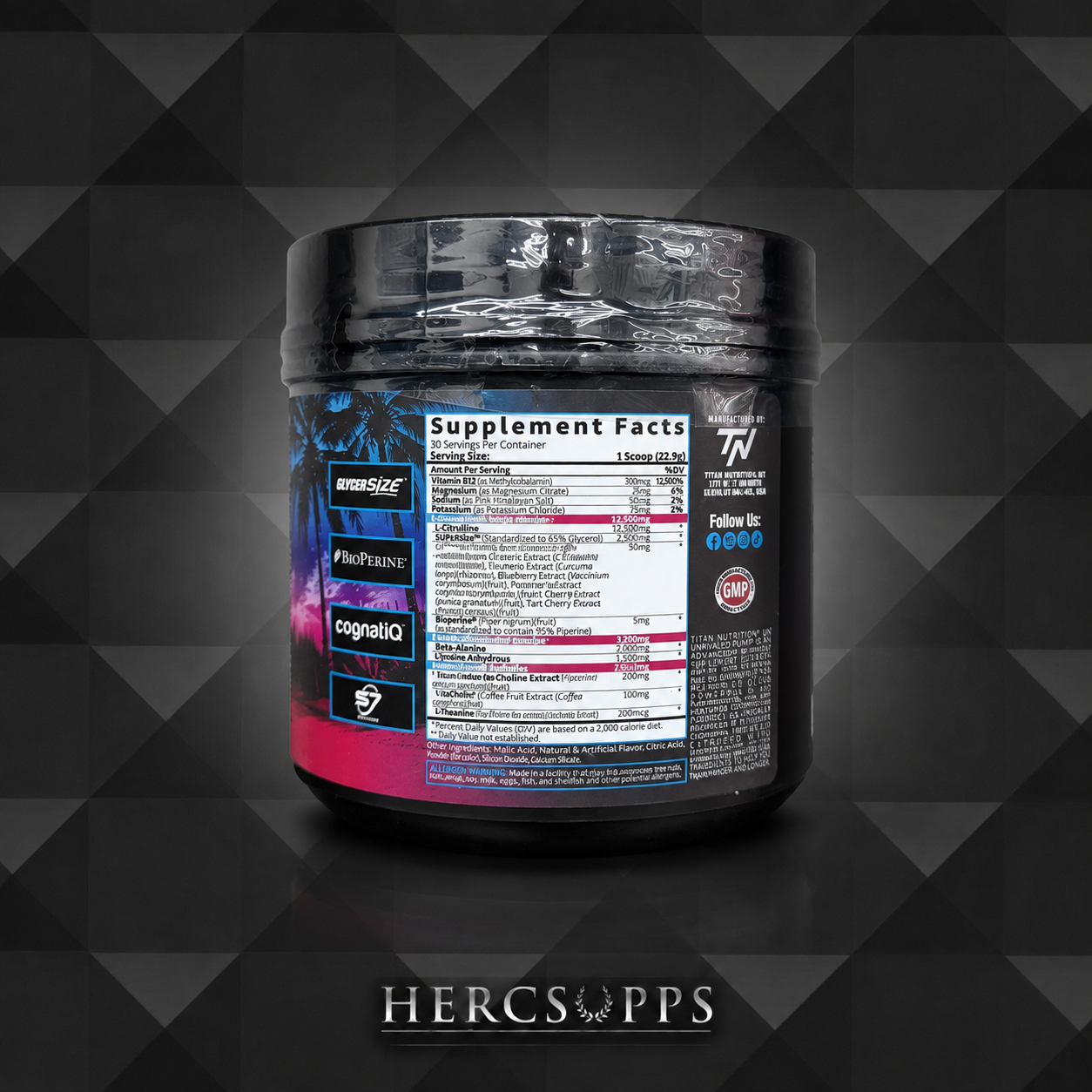 Titan Nutrition- Pump Unrivaled- Dreamsicle