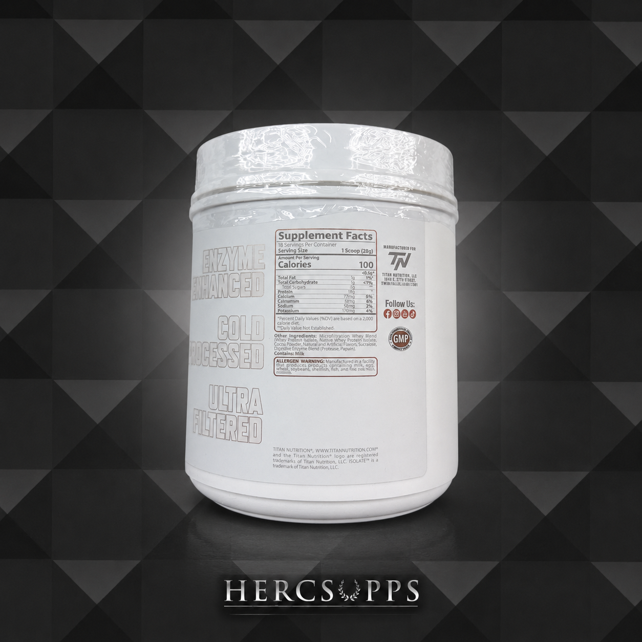 Titan Nutrition - Isolate Native Whey- Chocolate Milk