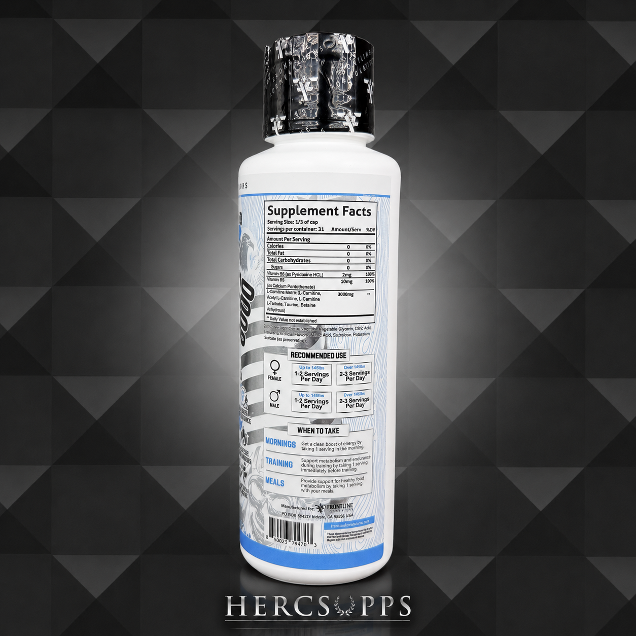 Frontline Formulations - L Carnitine- Blue Coconut Lemonade 