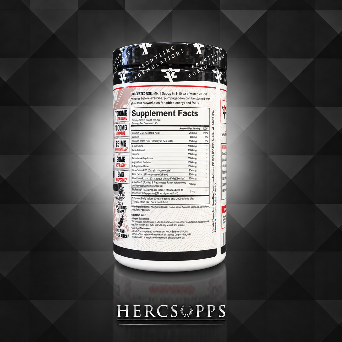 Frontline Formulations - Pumpageddon V2 - Unflavored