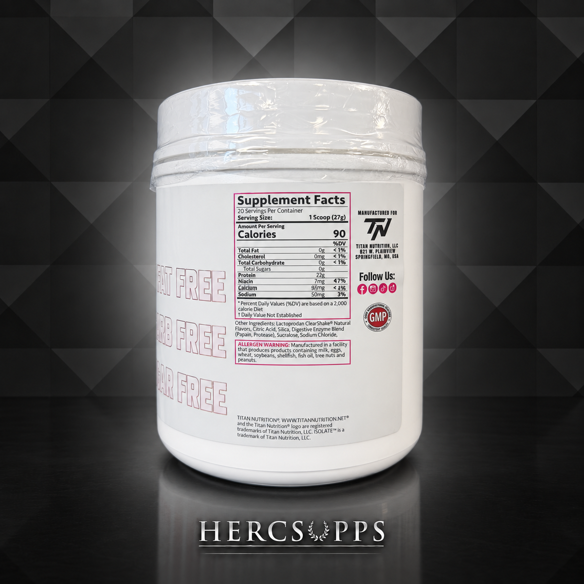 Titan Nutrition Clear Isolate - Tropical Thunder