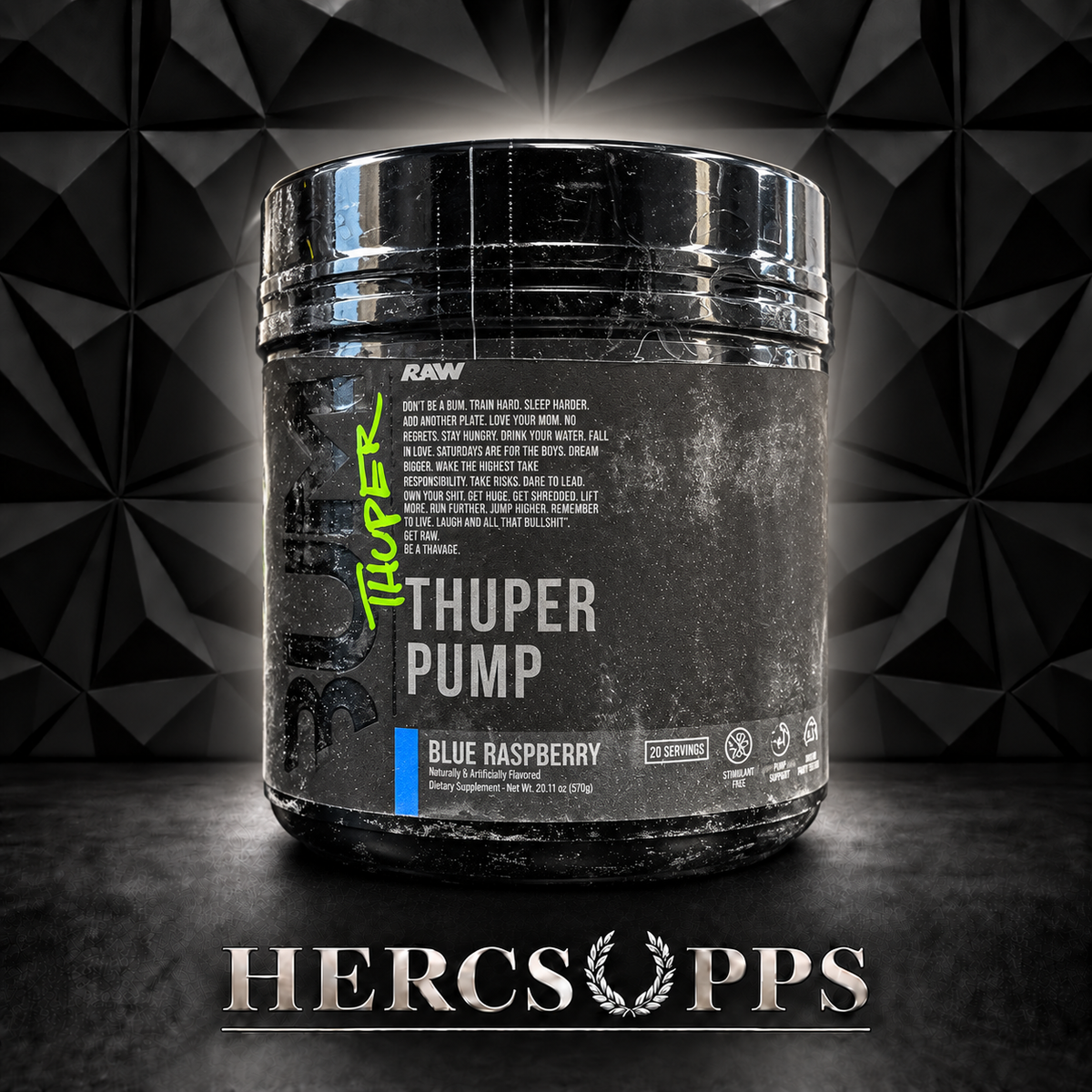 BUM - Thuper Pump- Blue Raspberry
