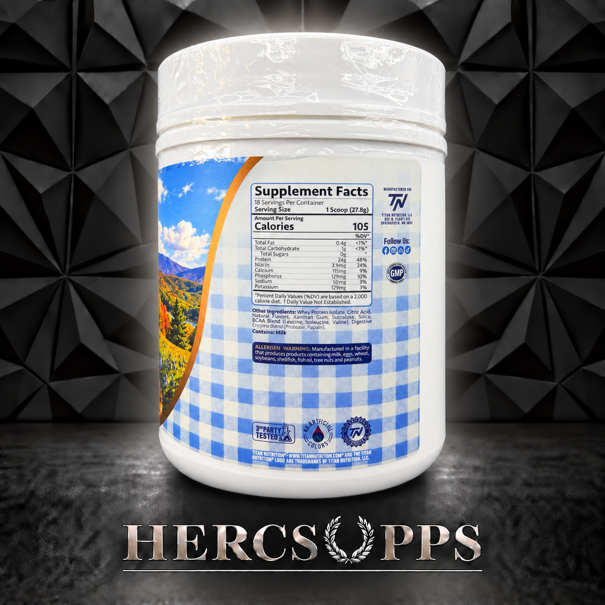 Titan Nutrition- Isolate - Blueberry Cheesecake