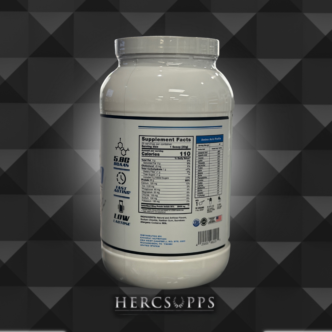 Eminent Nutrition - ISO PRO - Vanilla Milkshake