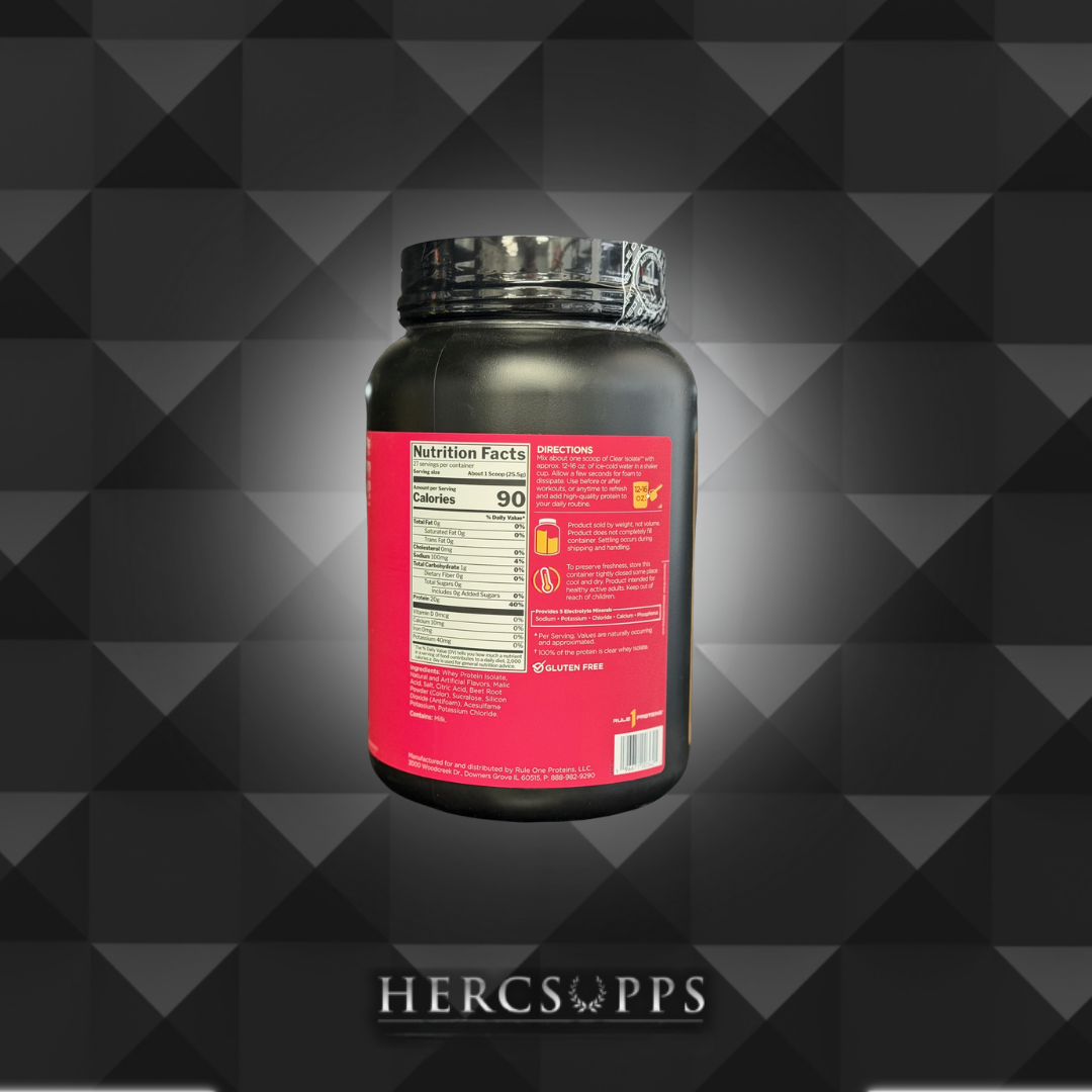 Rule 1- Clear Isolate- Cherry Limeade