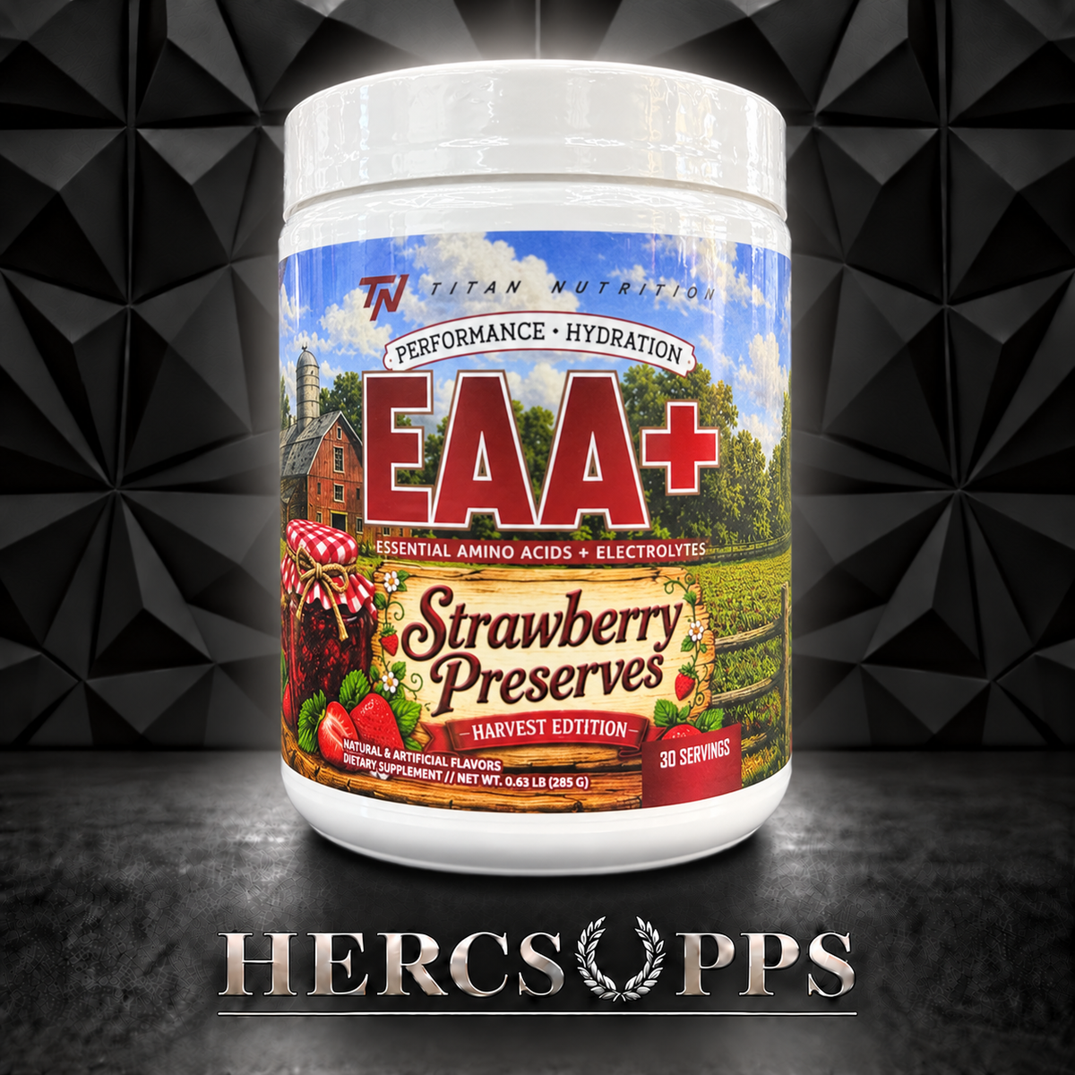 Titan Nutrition- EAA+ - Strawberry Preserves
