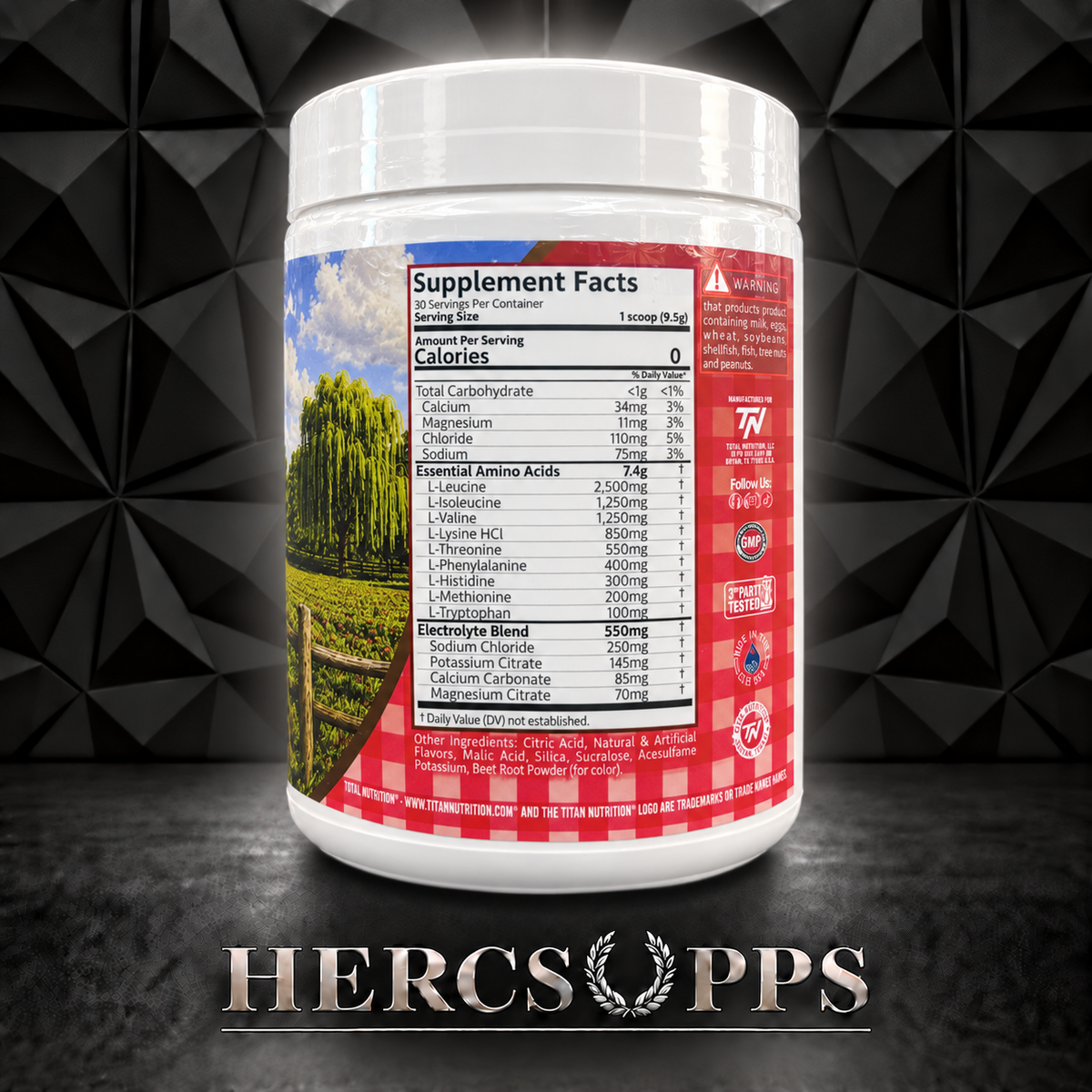 Titan Nutrition- EAA+ - Strawberry Preserves