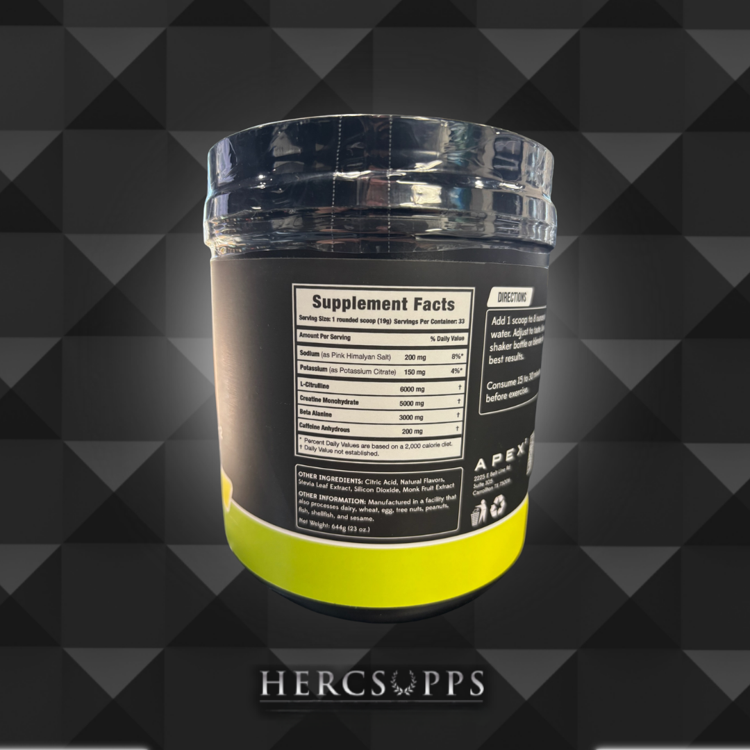 Apex2 - Pre-Workout - Lemon Lime