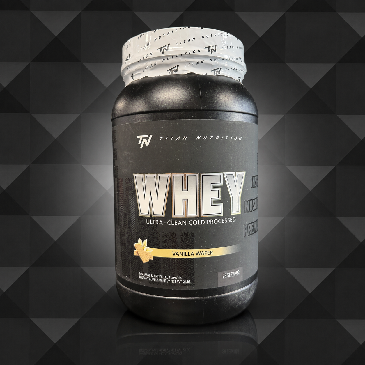 Titan Nutrition- 2lb Whey- Vanilla Wafer