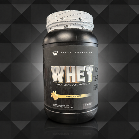 Titan Nutrition- 2lb Whey- Vanilla Wafer