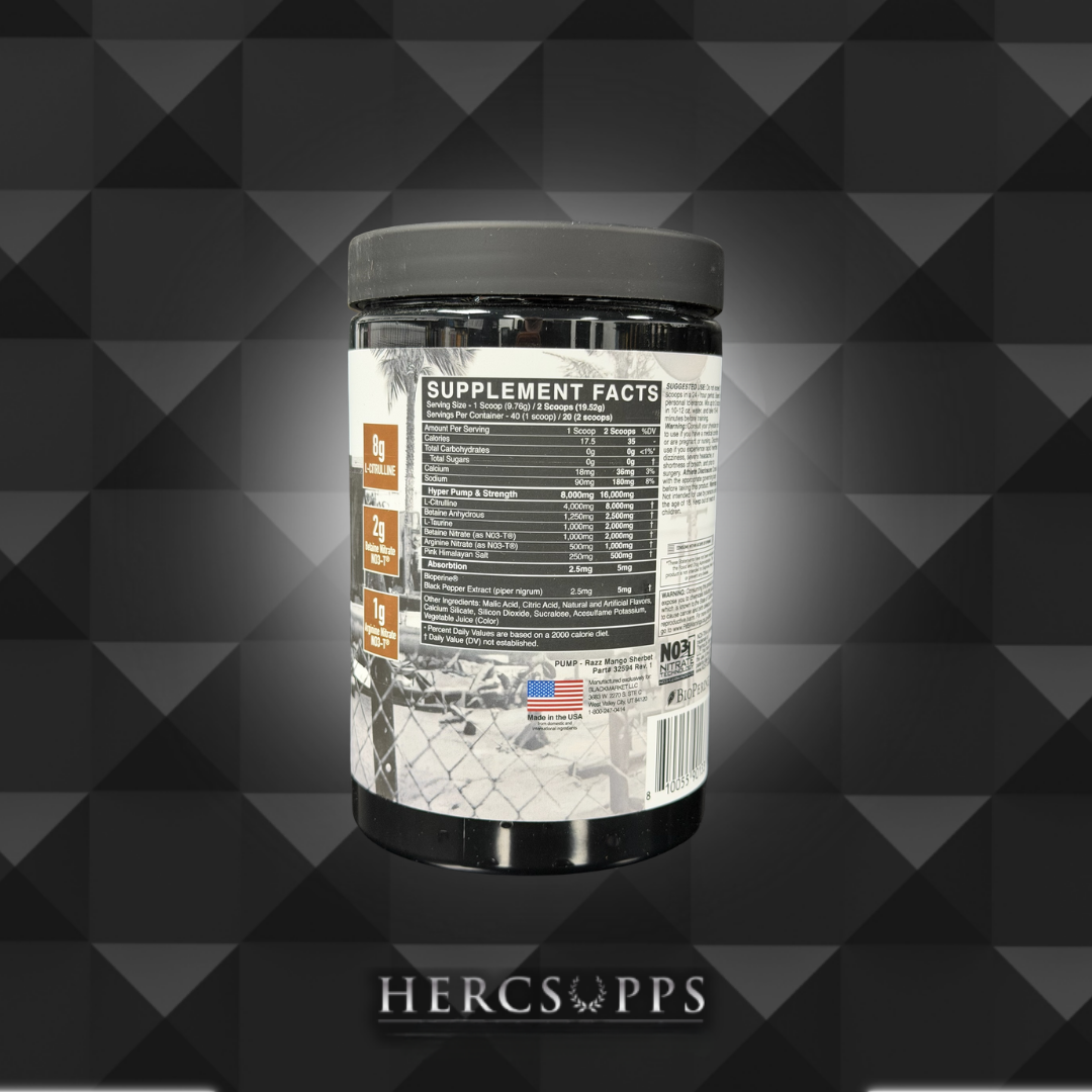 Black Market- Pump - Razz Mango Sherbet