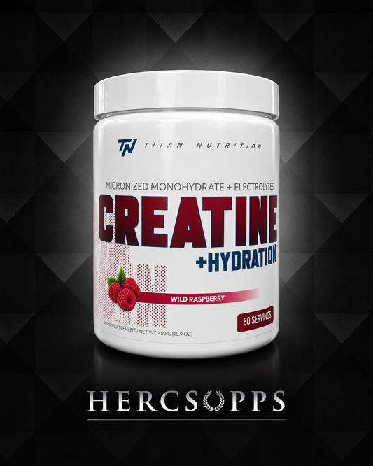Titan Nutrition - Creatine + Hydration - Wild Raspberry