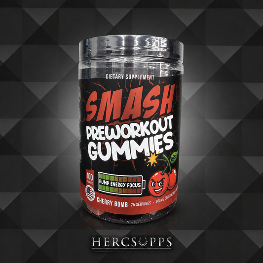 Smash- Preworkout Gummies- Cherry Bomb