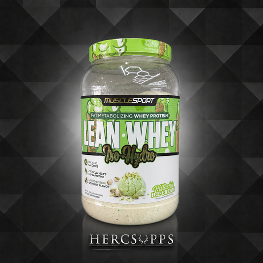MuscleSport - Lean Whey Protein - Pistachio Ice Cream