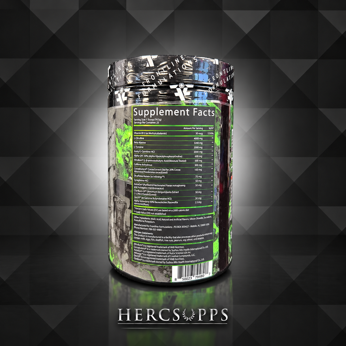 Frontline Formulations - Manhattan ￼ Project- Green Apple Lemonade