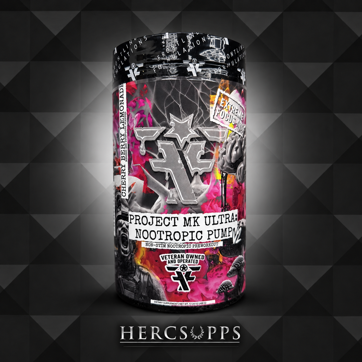 Frontline Formulations - Project MK Ultra: Nootropic Pump - Cherry Berry Lemonade