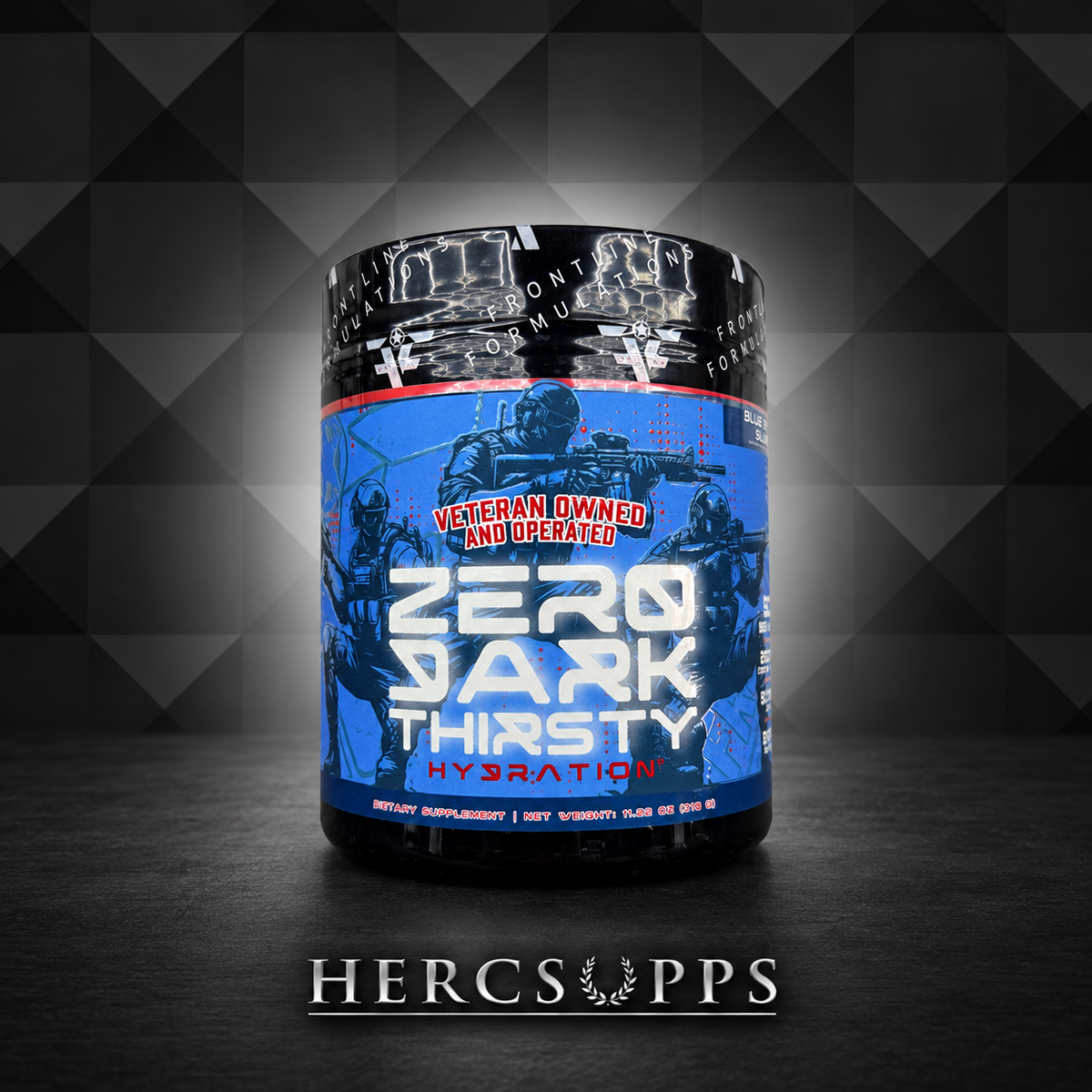 Frontline Formulations- Zero Dark Thirsty- Blue Cherry Slushie