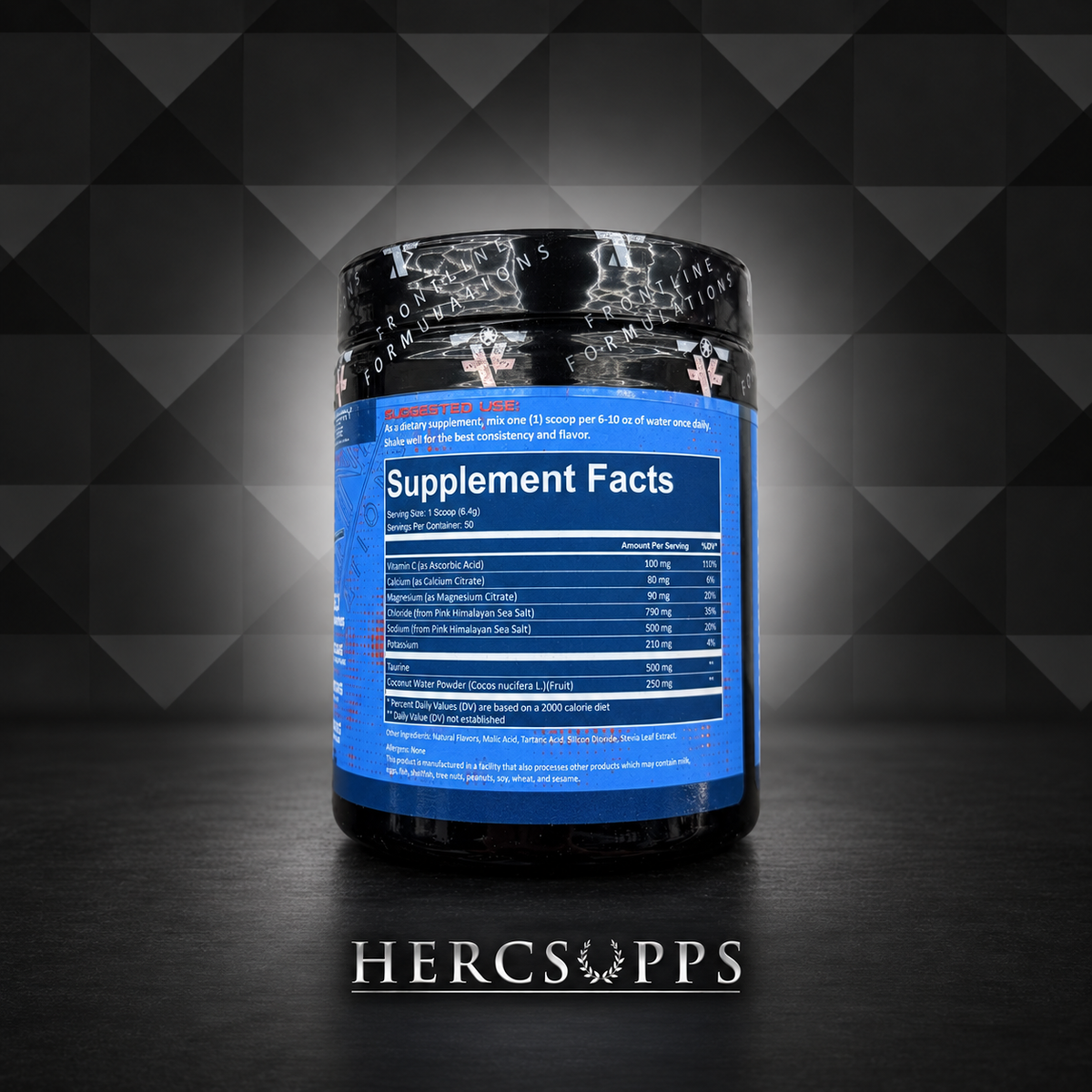 Frontline Formulations- Zero Dark Thirsty- Blue Cherry Slushie