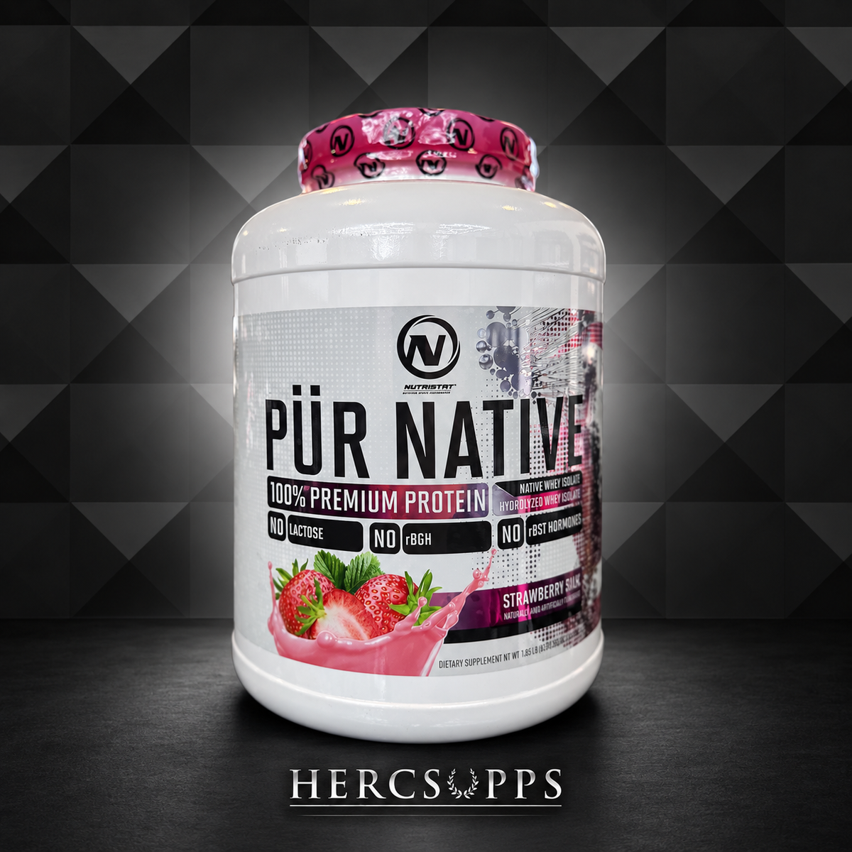 Nutristat- Pur Native 5Lb - Strawberry Silk