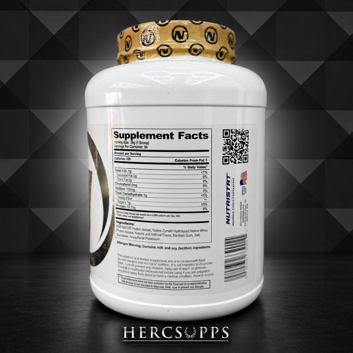 Nutristat- Pur Native 5Lb - Vanilla