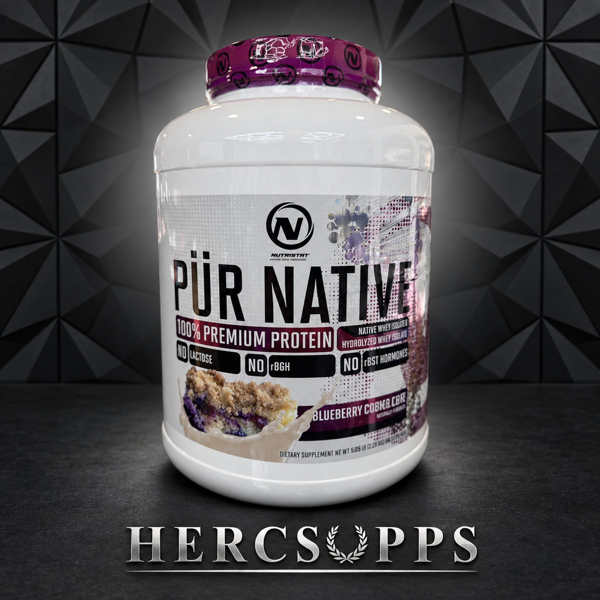Nutristat- Pur Native 5Lb - Blueberry Crumb Cake