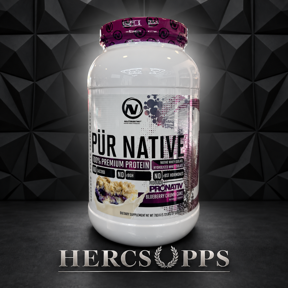 Nutristat- Pur Native 2lb - Blueberry Crumb Cake