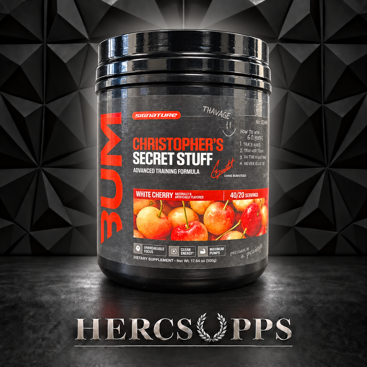 BUM - Christopher’s Secret Stuff- White Cherry