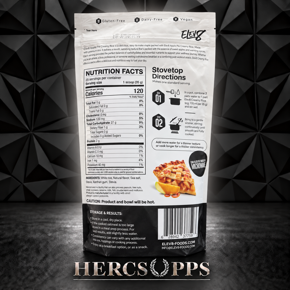 ELEV8- Creamy Rice- Apple Pie