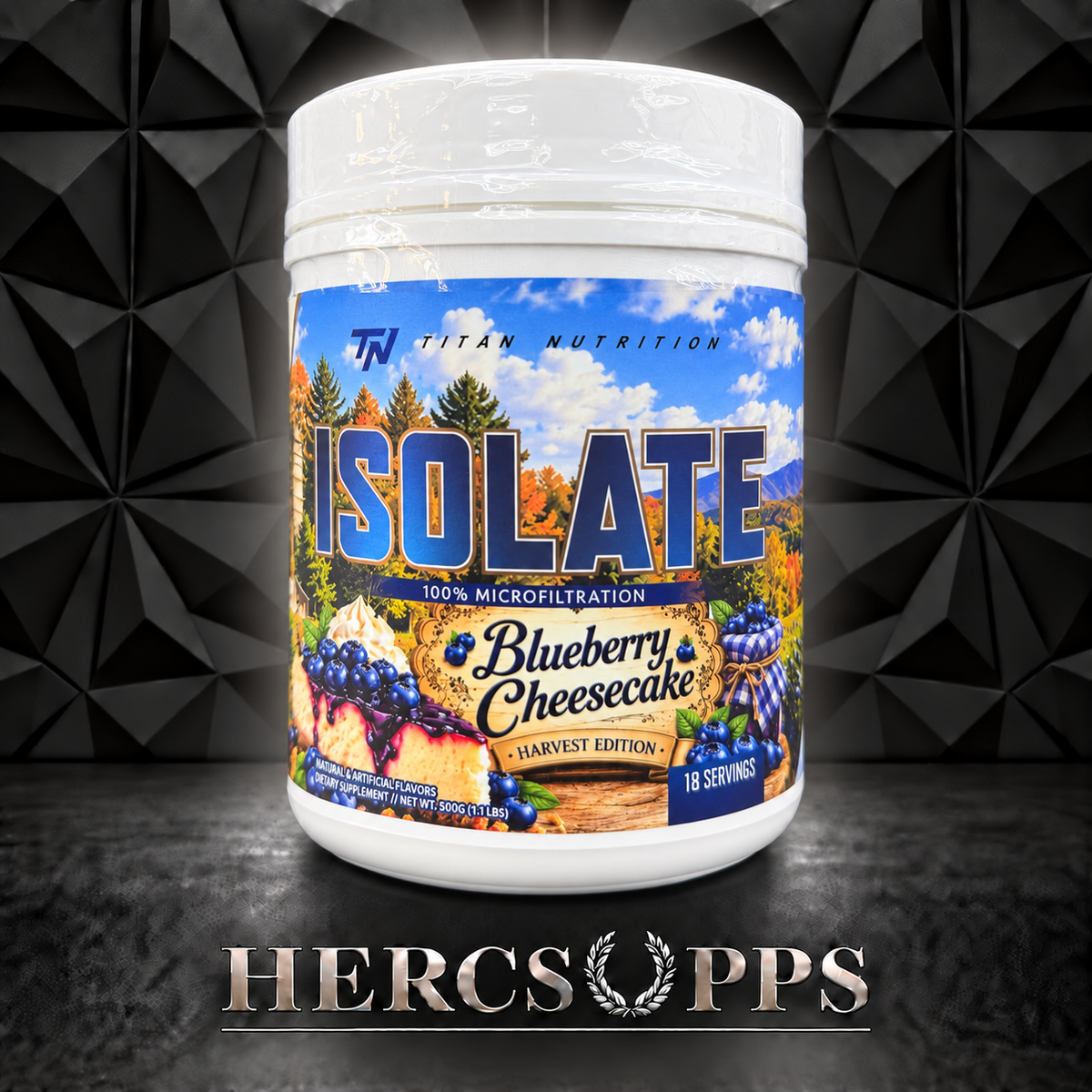 Titan Nutrition- Isolate - Blueberry Cheesecake