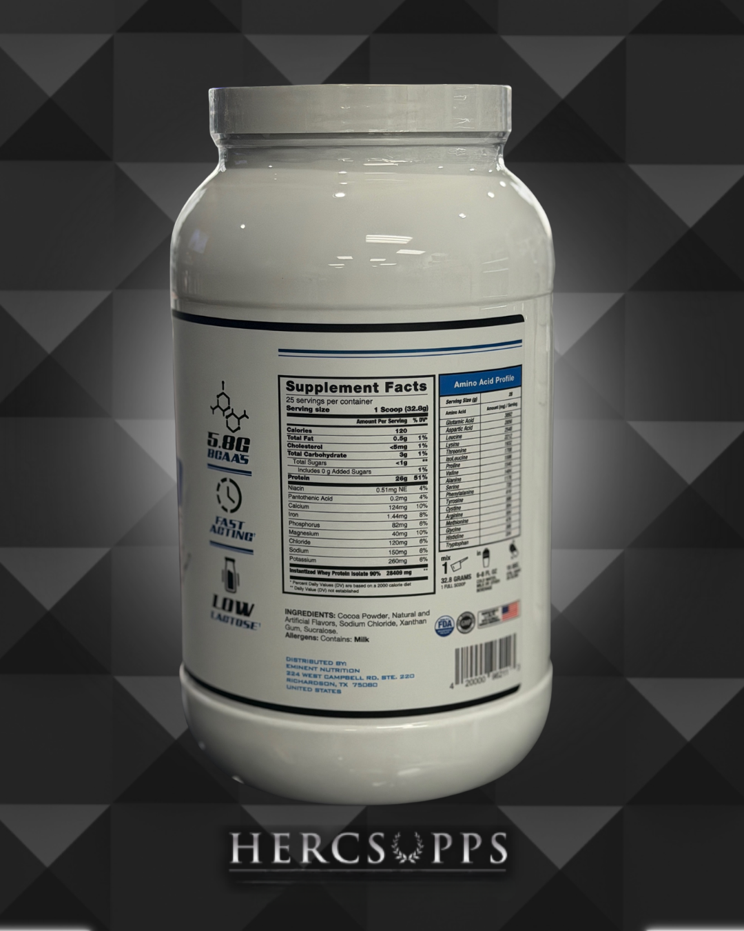 Eminent Nutrition - ISO PRO - Chocolate Milkshake