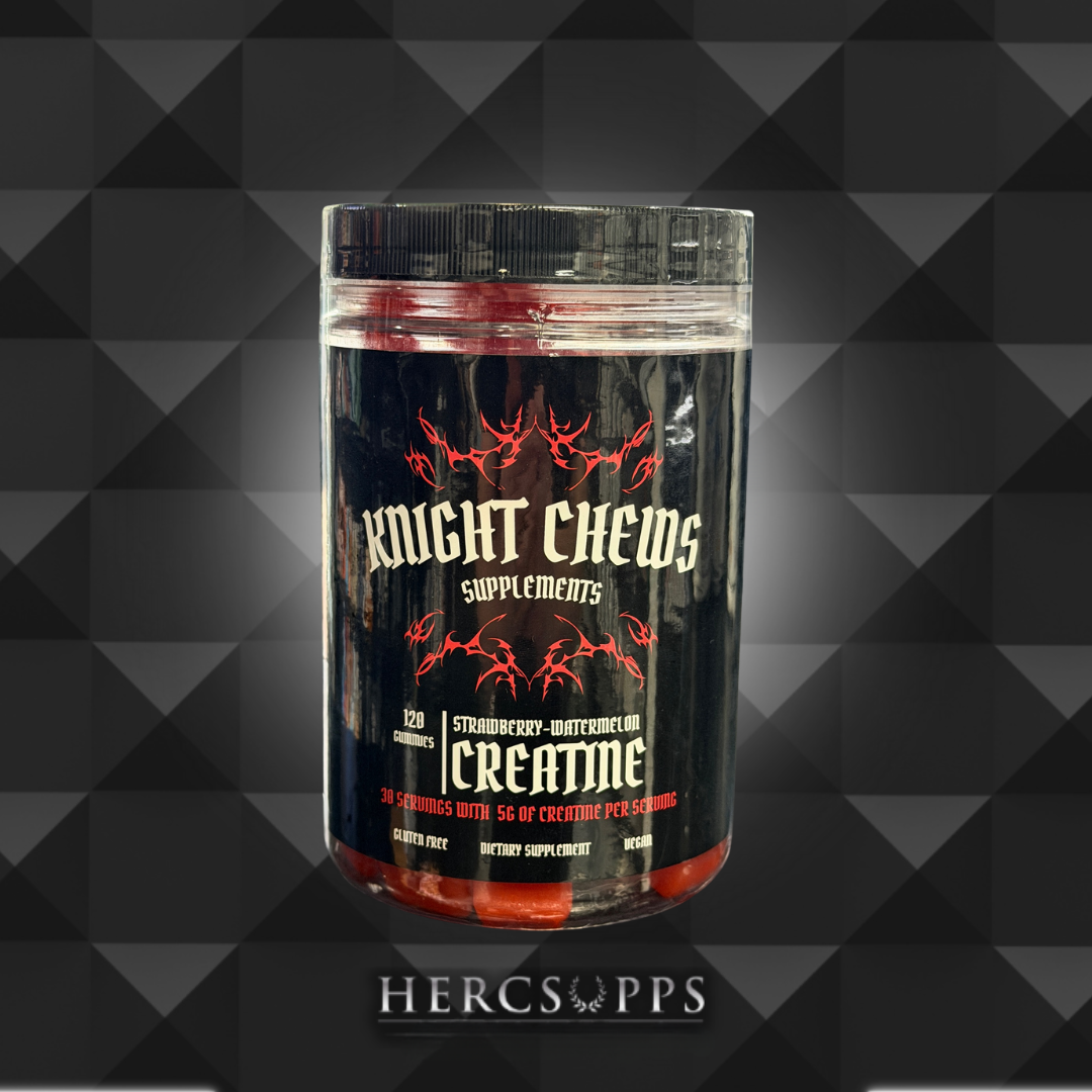 Knight Chews- Creatine Gummies- Strawberry Watermelon